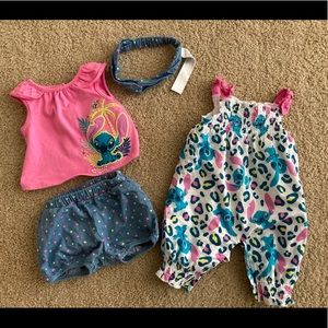 Disney baby girl outfits.